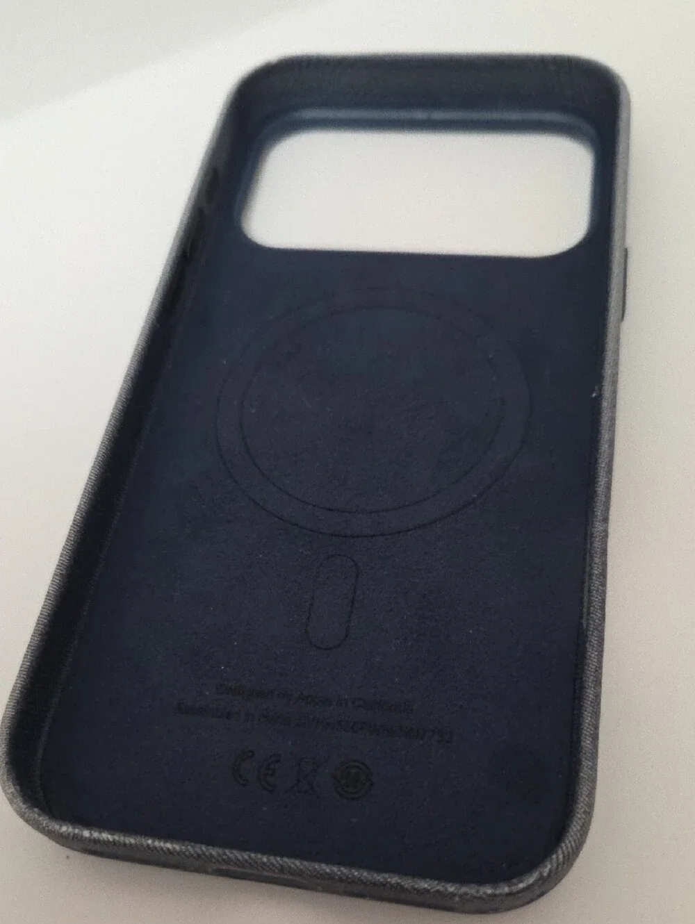 Apple TechWoven Case for iPhone 17 Pro Max - Navy Blue Weathered